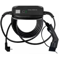 ELEKTRIAUTO MOBIILNE LAADIMISJAAM 16A/3,68KW, KAABEL TYPE2, LED + DISPLEI, IP66 JBM