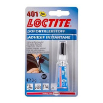 LOCTITE 401 KIIRLIIM RASKESTILIIMITAVATELE MATERJALIDELE 3G BLISTER