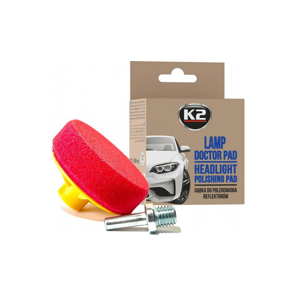 K2 HEADLIGHT POLISHING PAD TULEKLAASIDE POLEERIMISPADI 80MM M14