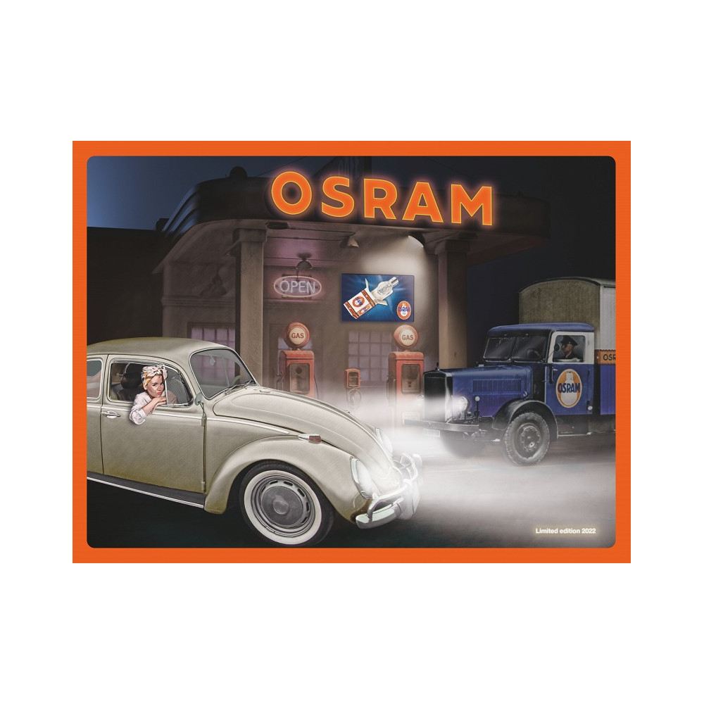 KAMPAANIA METALLPLAKAT + PIRN H7 (20TK)+ H4 (10TK) 24V ORIGINAL OSRAM