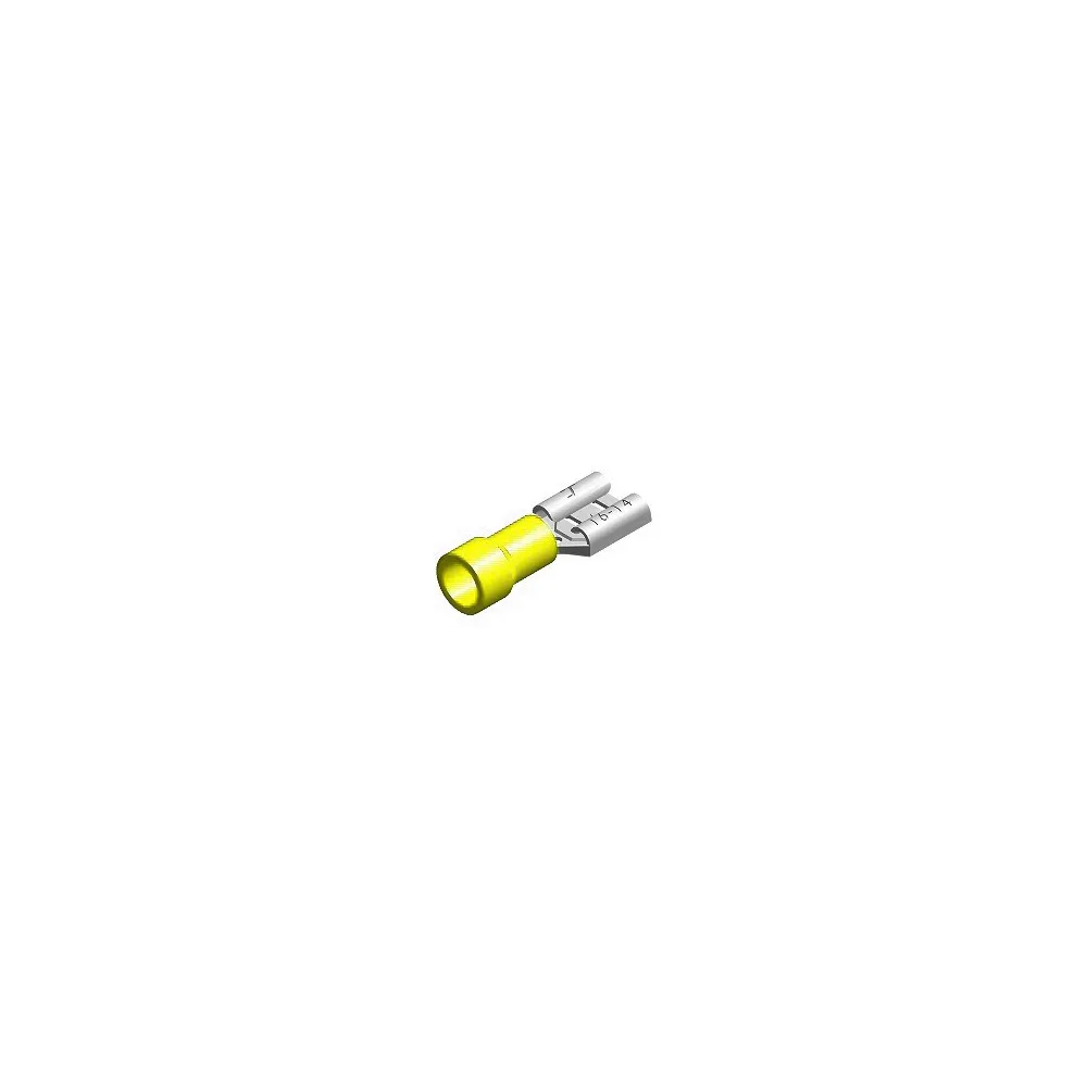 JUHTMEOTSIK LAPIK "EMA" KOLLANE 6,3X0,8MM 100TK M+