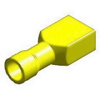 JUHTMEOTSIK LAPIK "EMA" KAETUD KOLLANE 6,3X0,8MM BLISTER 5TK M+