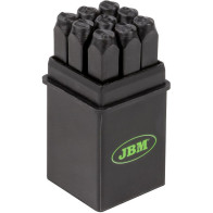 9-OS. NUMBRISTANTSIDE KOMPLEKT, KÕRGUS 6MM JBM