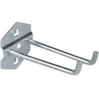 PERFOSEINA TOPELTKONKS 2X100MM ZINC (ENAMLEVINUD) PERFO -10X10MM/28MM JBM