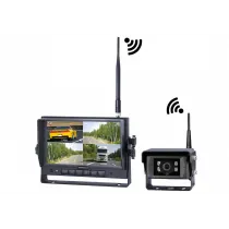 JUHTMEVABA TAGURDUSKAAMERA KOMPLEKT VIGNAL IP69K + 7" EKRAAN 12/24V