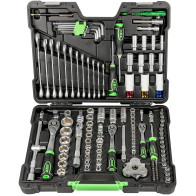 132-OS. 1/2"+3/8"+1/4" TÖÖRIISTAKOMPL. 4-32MM, "CAR-PRO" JBM*