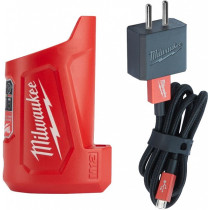 AKULAADIJA/AKUPANK M12 AKUDELE USB JA 230V MILWAUKEE