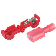 T-TÜÜPI VAHELEASTUJA/RÖÖVELLIIDES PUNANE 0,5-1,5MM 22-18AWG 15A 5TK CARMOTION