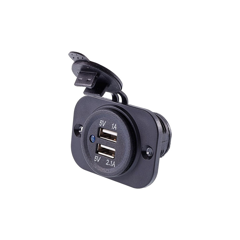 USB LAADIJA 2 PESA 12/24V 3,1A SÜVISTATAV CARMOTION