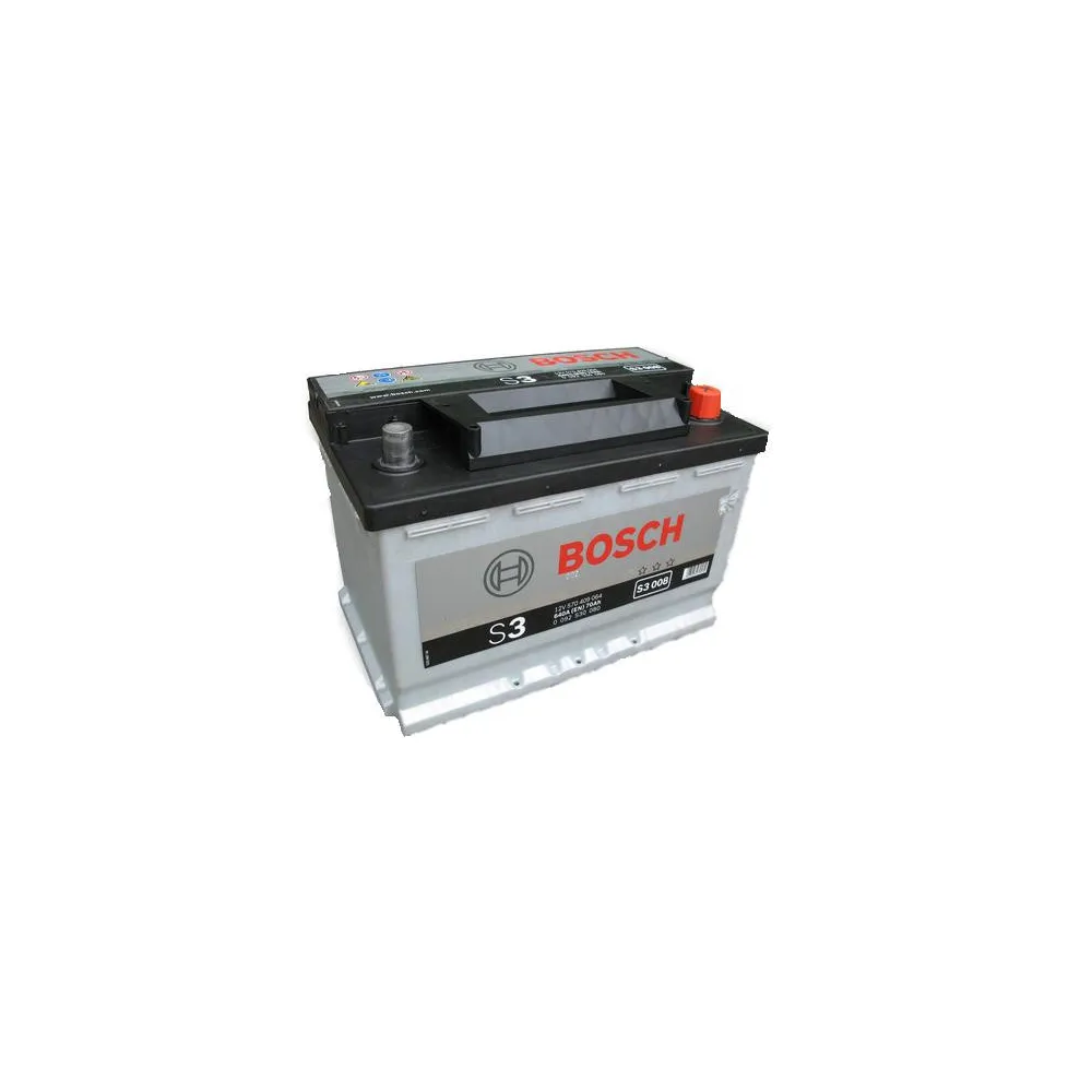 BOSCH S3 70AH 640A 278X175X190 -/+