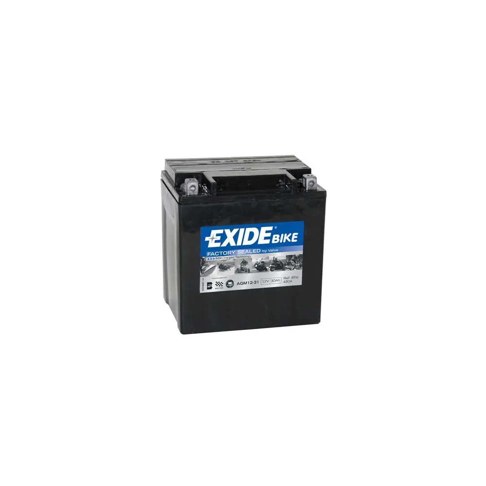 AKU EXIDE 12V AGM 30Ah 430A(EN) 166x126x