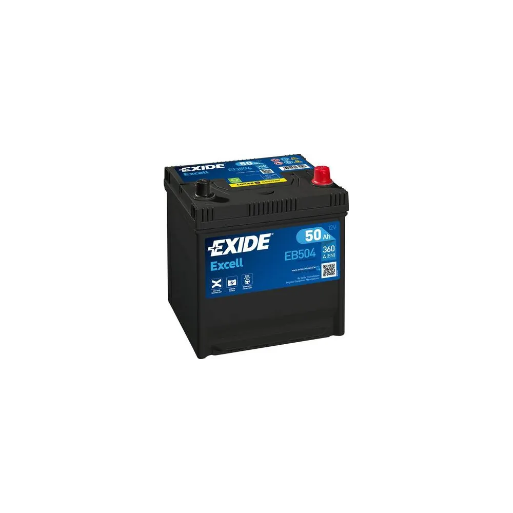 EXIDE 50AH 360A 200X173X222 EXCELL