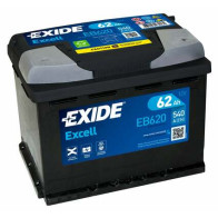 EXIDE 62AH 540A 242X175X190 EXCELL