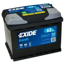 EXIDE 62AH 540A 242X175X190 EXCELL +/-