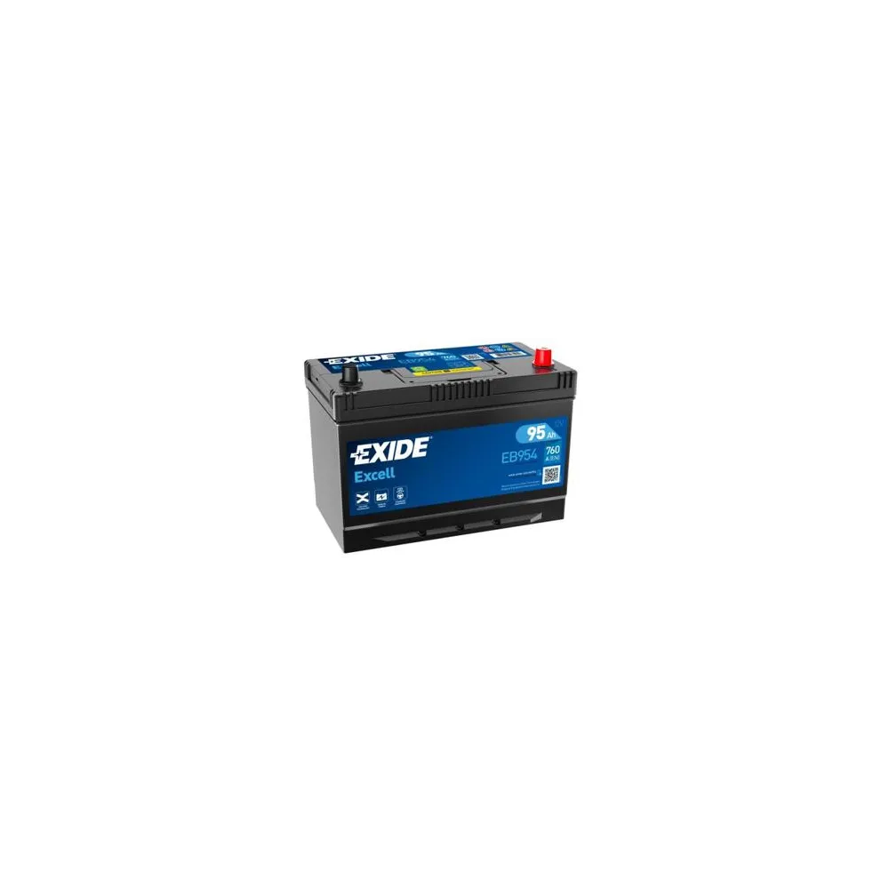 EXIDE 95AH 760A 306X173X222 EXCELL -/+