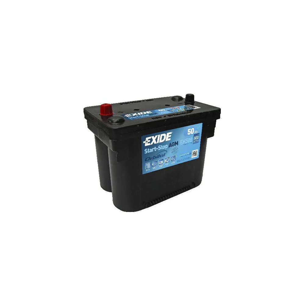 EXIDE 50AH 800A 260X173X206 AGM Start/Stopp