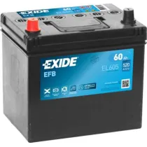 EXIDE 60AH 520A 230X173X222 EFB Start/St