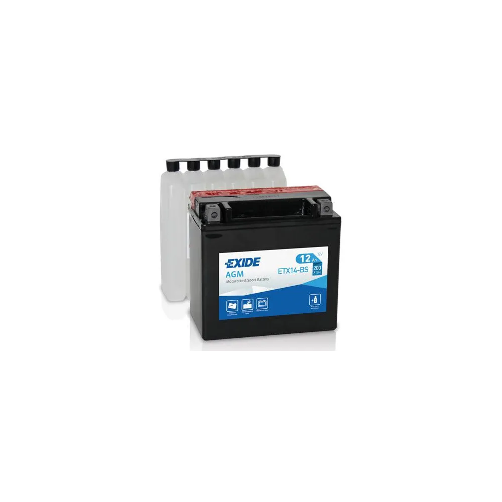 AKU EXIDE 12V MF 12Ah 200A(EN) 150x87x14