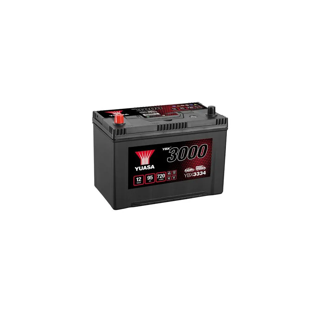 YUASA 12V 95Ah 720A SMF 304X174X225 +/-