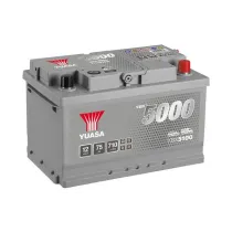 YUASA 12V 75Ah 710A 278X175X175 -/+