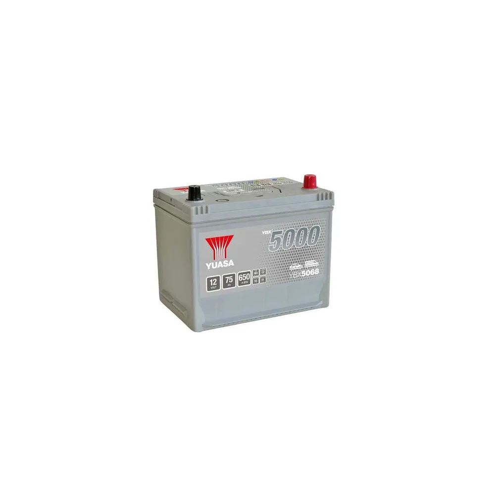 YUASA 12V 75Ah 650A 269X174X223 -/+