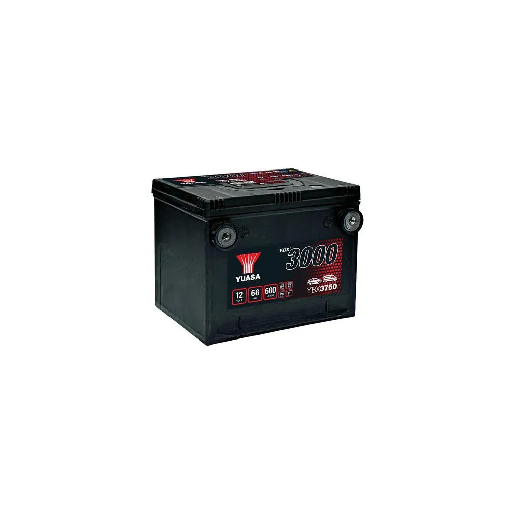 YUASA 12V 66Ah 660A SMF 230X179X185 +/-