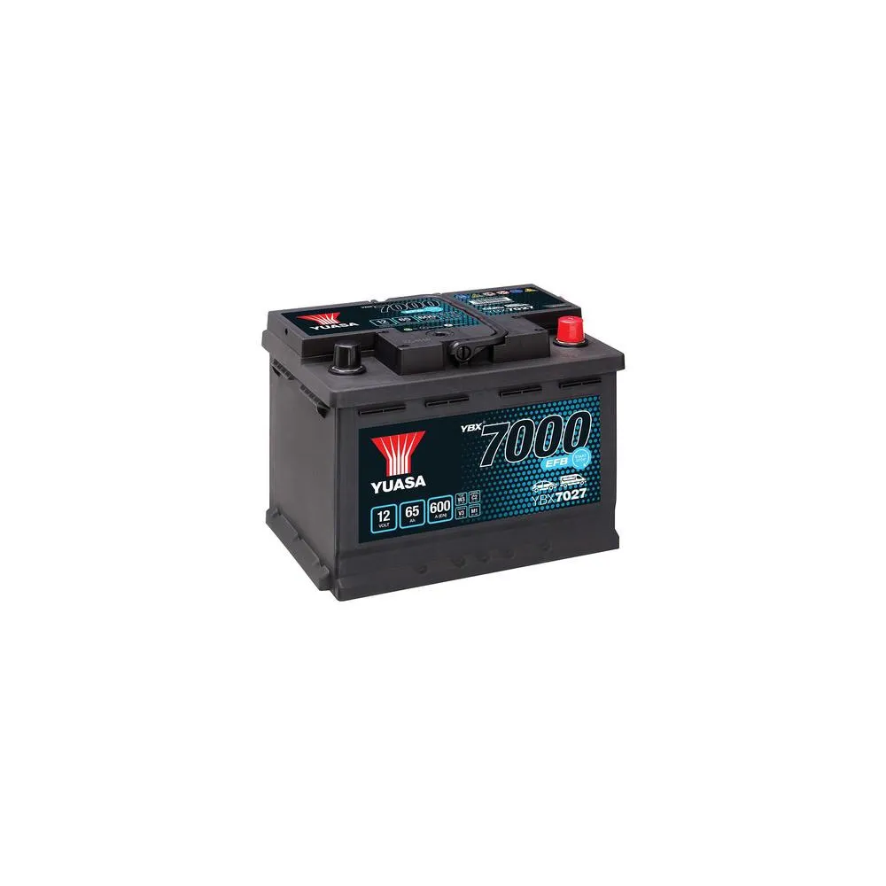 YUASA 12V 65Ah 600A EFB 243X175X190 -/+