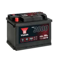 YUASA 12V 62Ah 550A SMF 242X175X190 +/-