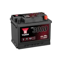 YUASA 12V 62Ah 550A SMF 242X175X190 -/+