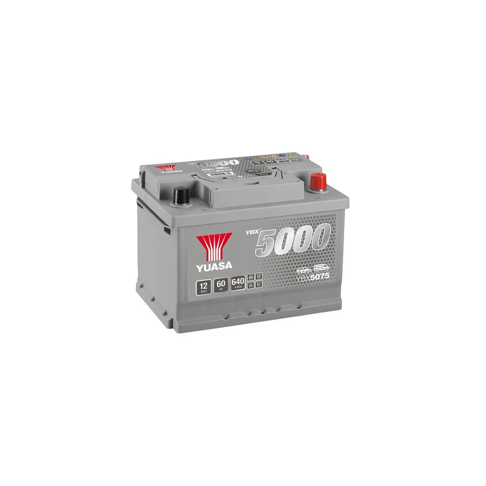YUASA 12V 60Ah 640A 243X175X175 -/+