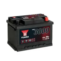 YUASA 12V 60Ah 550A SMF 245X175X175 -/+