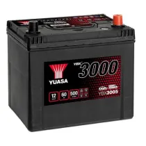 YUASA 12V 60Ah 500A SMF 231X173X225 -/+