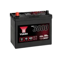 YUASA 12V 45Ah 400A SMF 238X129X225 +/-