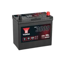 YUASA 12V 45Ah 400A SMF 238X129X225 -/+