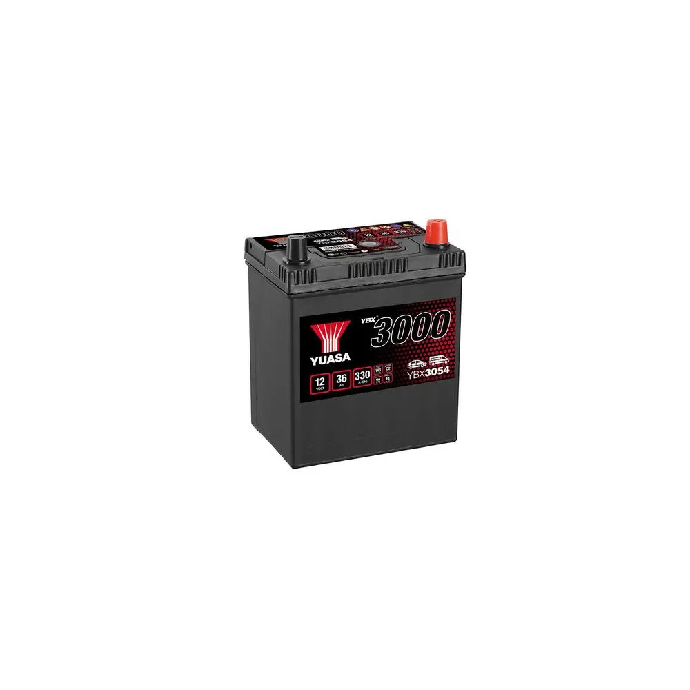 YUASA 12V 36Ah 330A SMF 187X127X227 -/+