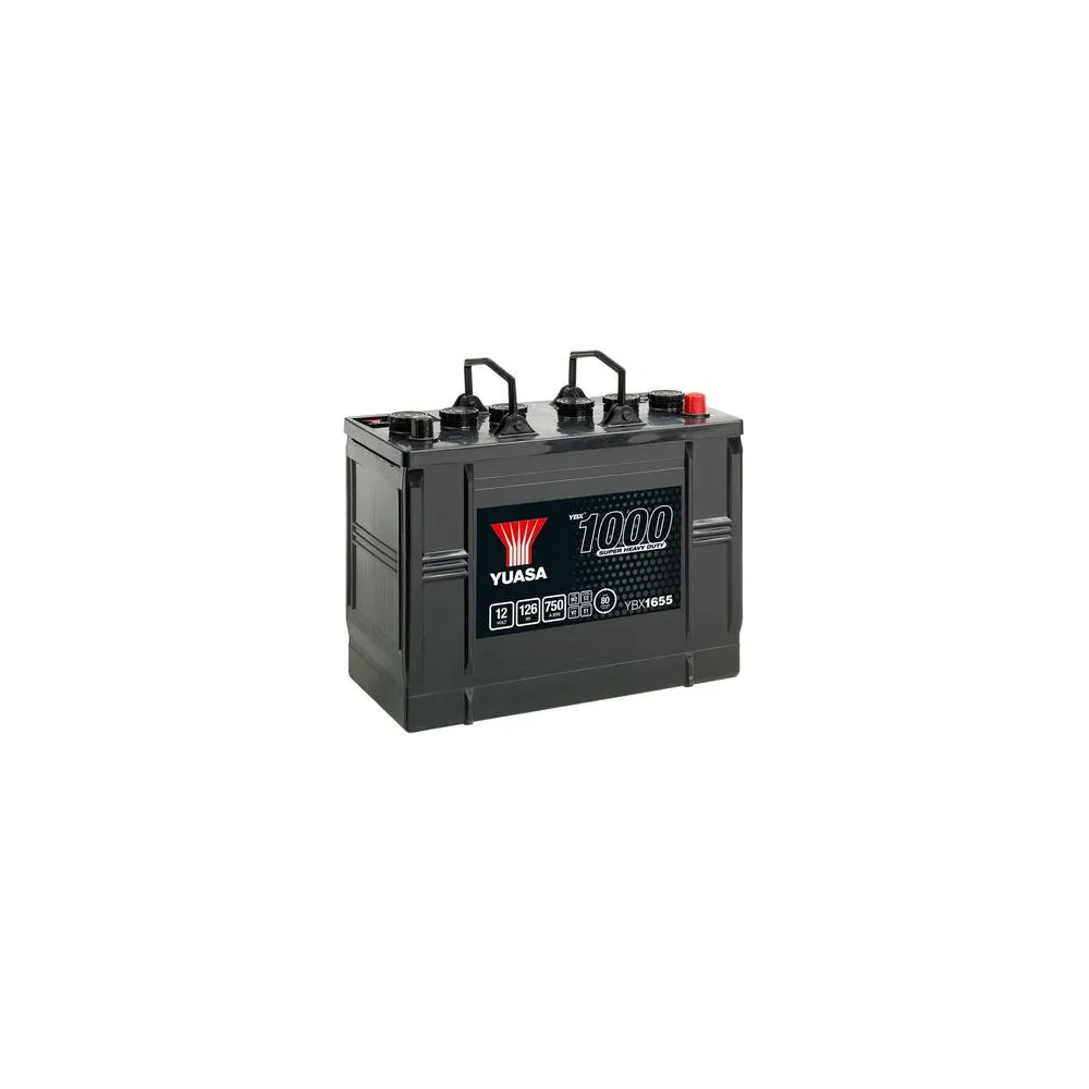 YUASA 12V 126Ah 750A SHD 347X174X285 -/+