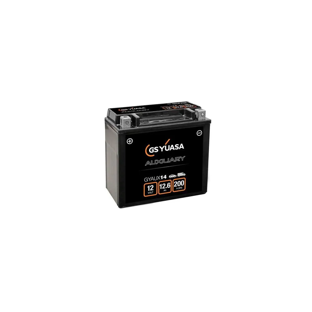 YUASA 12V 12.6Ah 200A AGM 150X87X145 +/-