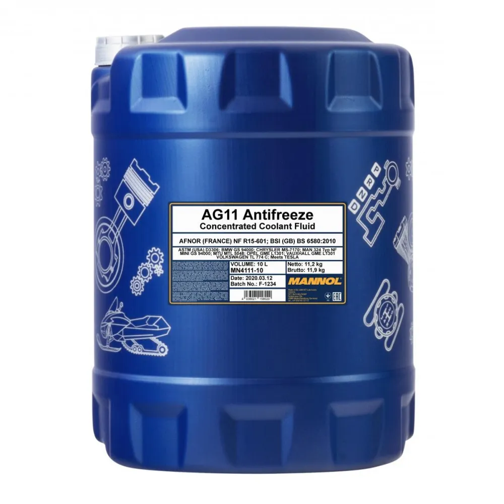 Mannol 4111 jahutusvedelik AG11 Longterm (kontsentraat) 10L