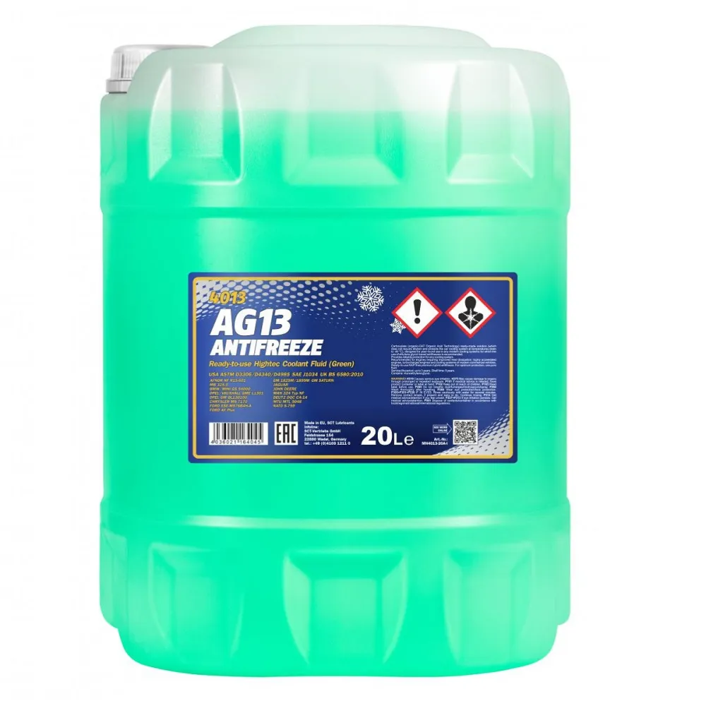 Mannol 4013 jahutusvedelik AG13 Hightec -40C 20L