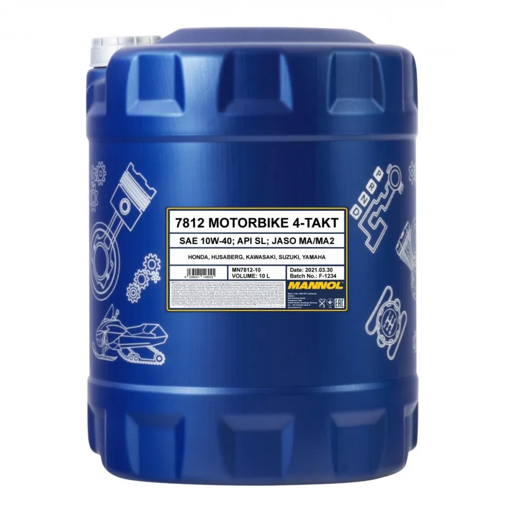 Mannol 7812 4-Takt Motorbike 10W40 10L