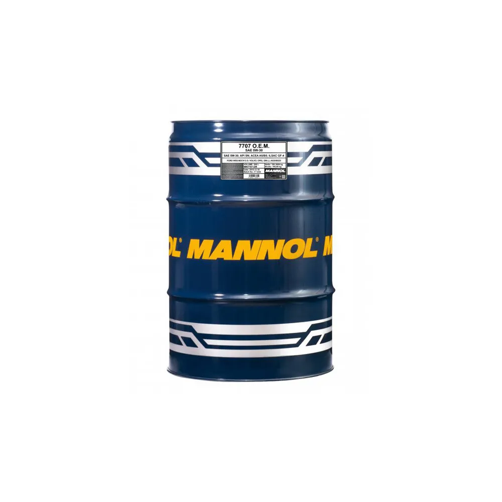 Mannol 7707 O.E.M. for Ford Volvo 5W30 208L