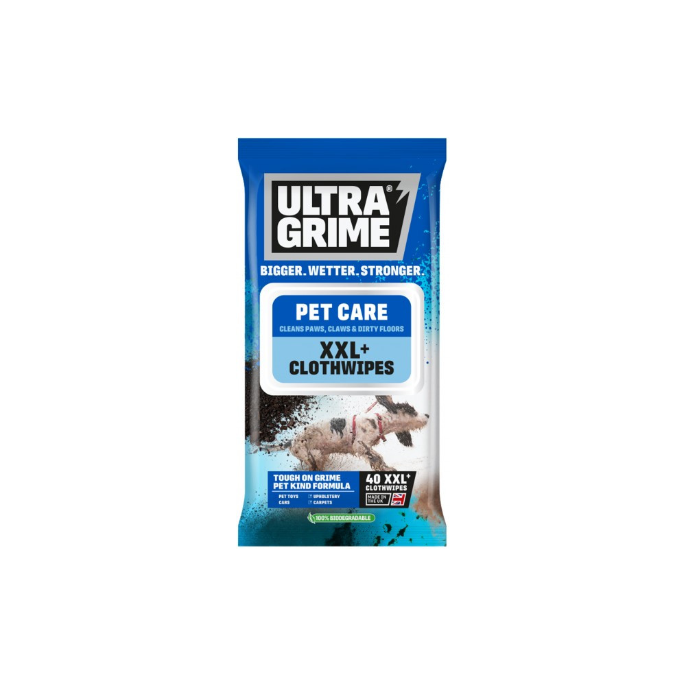 ULTRAGRIME LIFE PET CARE LEMMIKLOOMA PUHASTUSLAPID 40TK/PAKK