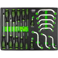 12-OS. LÖÖKKRUVIKEERAJATE+ S-SILMUSTE KOMPLEKT "J-GRIP" PU-PANEELIS JBM*