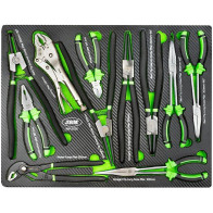 11-OS. NÄPITSATE, TANGIDE, KULLINOKKADE JNE. KOMPLEKT PU-PANEELIS JBM