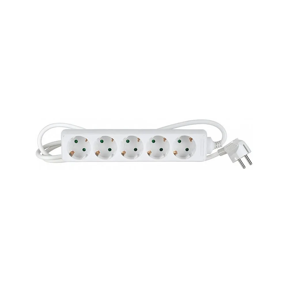KONTORI PIKENDUSJUHE 5 PESA 1,5M 3G1,0MM² VALGE 16A
