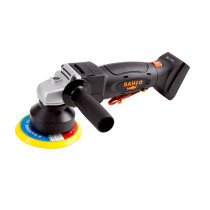 Bahco cordless orbital polisher 18V, 4.7mm, 1100/3500rpm, with accessories