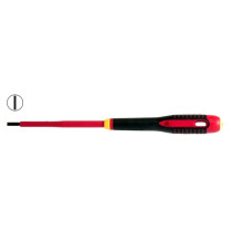 Insulated screwdriver ERGO™ slotted 0.4x2.5x75mm 1000V VDE flat