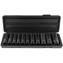 11-OS. 1/2" PIKAD LÖÖKPADRUNID (6-KANT) STARDIKOMPLEKT 10-24MM PLASTKARP JBM