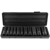 11-OS. 1/2" PIKAD LÖÖKPADRUNID (6-KANT) STARDIKOMPLEKT 10-24MM PLASTKARP JBM