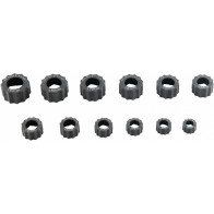 12-OS. KOMPL. VIGASTATUD POLTIDE JA MUTRITE VÄLJAKEERAMISEKS 8-19MM KS TOOLS